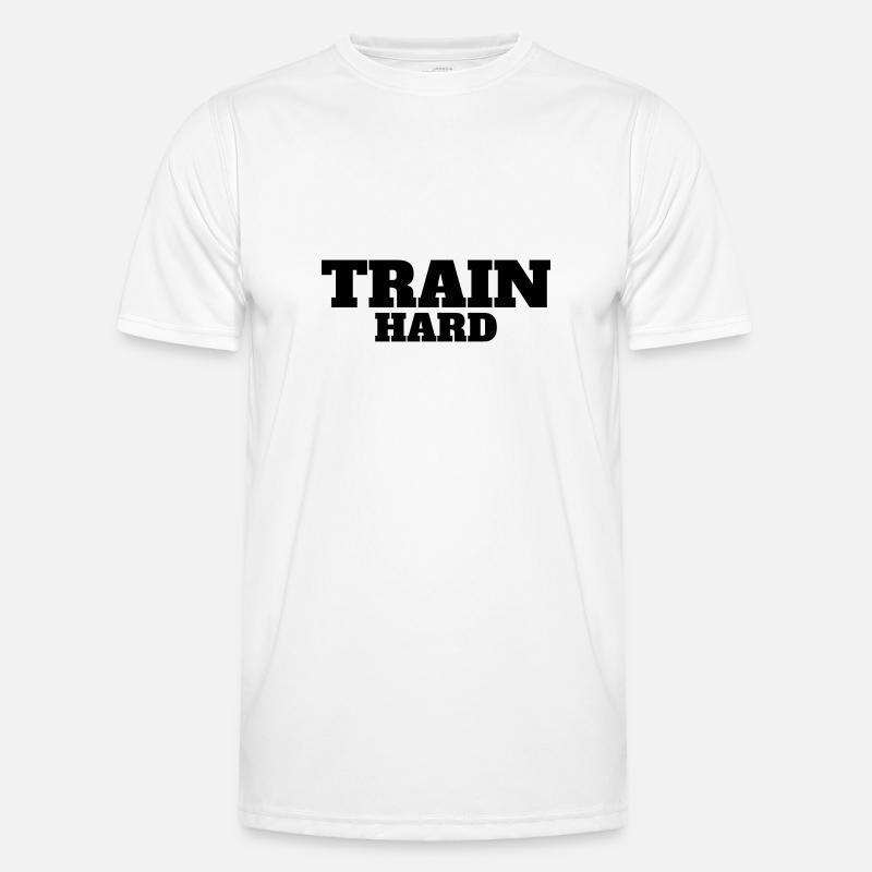 Train hard Männer Funktions-T-Shirt