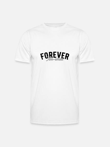 Forever two wheel - Men's Functional T-Shirt - white