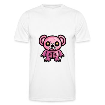 Koala Halloween Tier - Männer Funktions-T-Shirt - Weiß - Vorne - AI Model Male 178 dark (178cm)