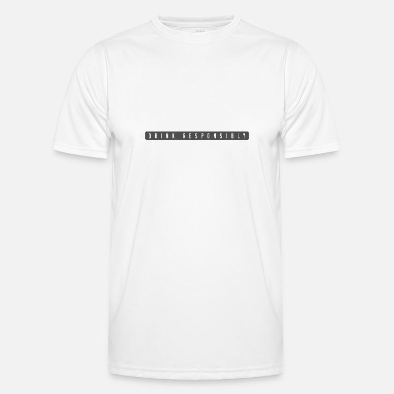 Drink Responsibly Men's Functional T-Shirt