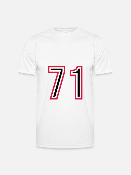 71 Number Years Jersey - Men's Functional T-Shirt - white