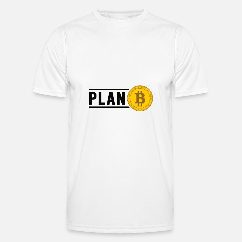 Bitcoin Plan B BTC Satoshi Crypto Hodl Maximalist Men's Functional T-Shirt