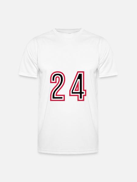 24 Number Years Jersey - Men's Functional T-Shirt - white