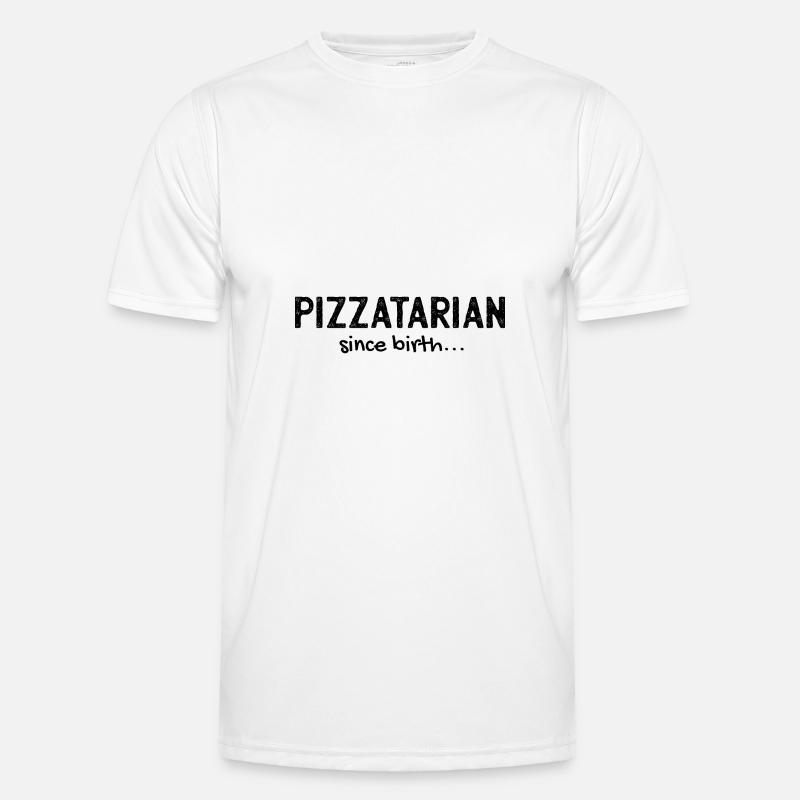 Pizza-Diät Männer Funktions-T-Shirt