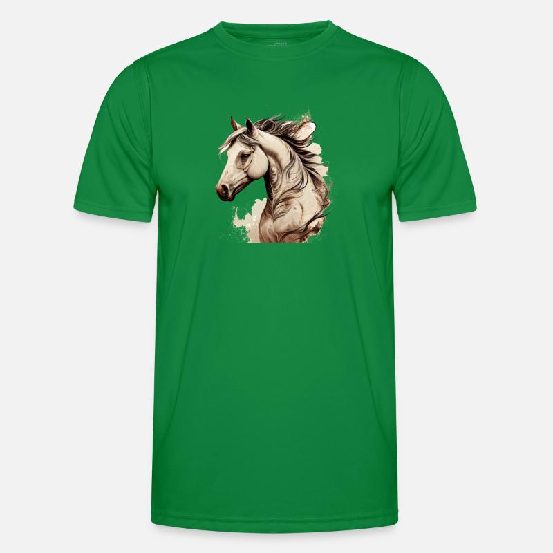 Wildpferd Männer Funktions-T-Shirt