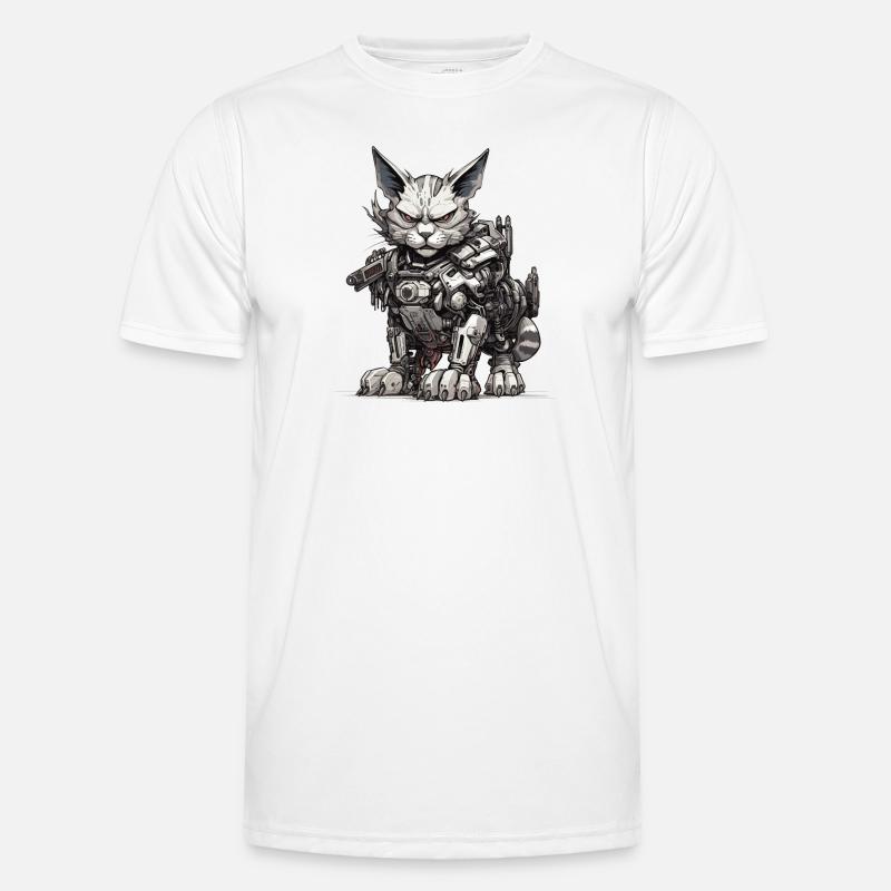 Cat Roboter Men's Functional T-Shirt