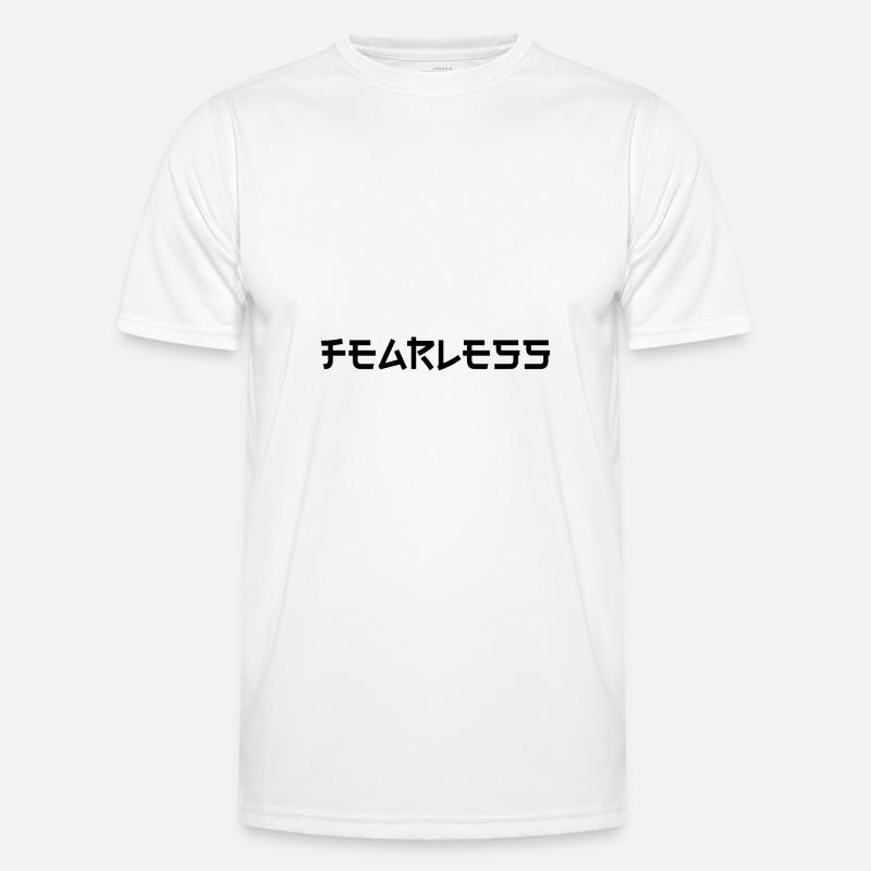 Fearless - Männer Funktions-T-Shirt - Weiß