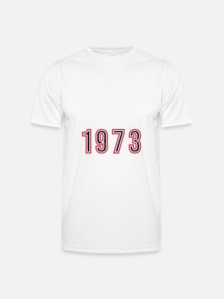 1973 Year Number - Men's Functional T-Shirt - white