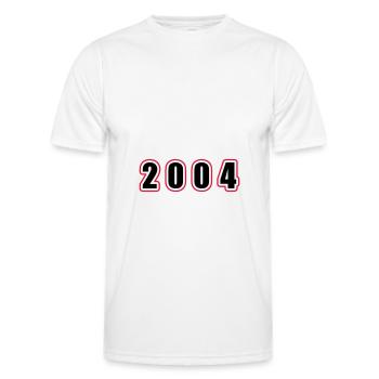2004 Jahr Geburtstag - Männer Funktions-T-Shirt - Weiß - Vorne - AI Model Male 178 dark (178cm)