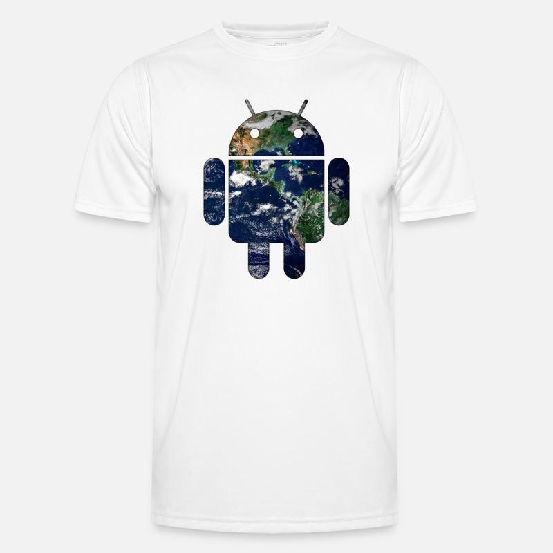 Android - Men's Functional T-Shirt - white