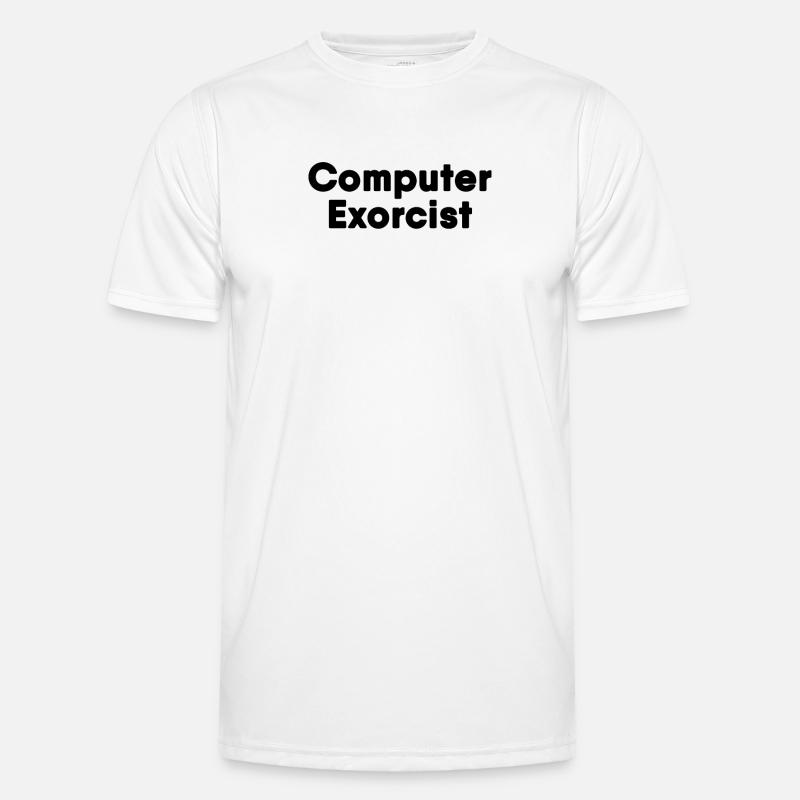 Computer exorcist - Men's Functional T-Shirt - white