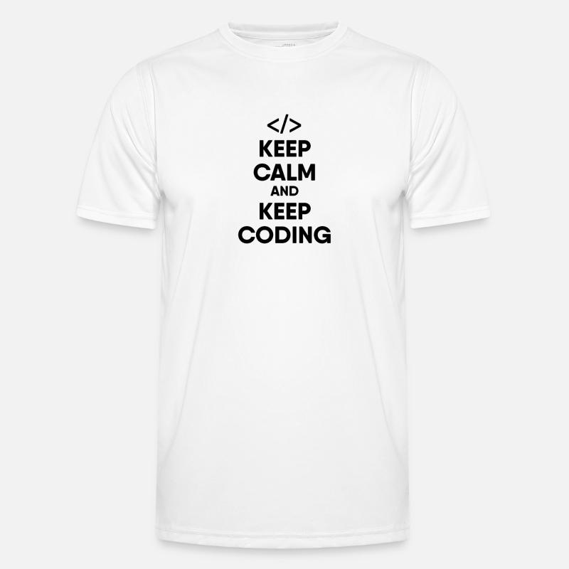 Programmeur Reste calme T-shirt sport Homme