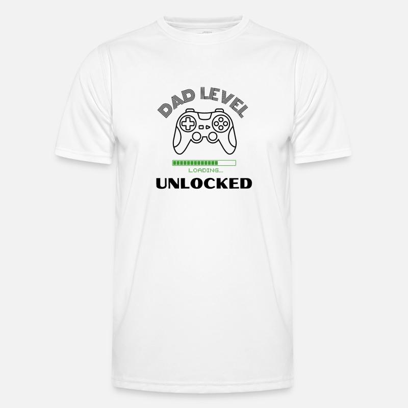 Dad Level Unlocked Loading Men's Functional T-Shirt