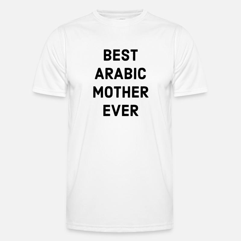 Arabisch Spruch Mutter Männer Funktions-T-Shirt