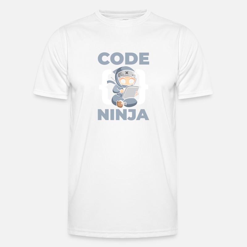Code Ninja pour les fans d’ordinateurs T-shirt sport Homme