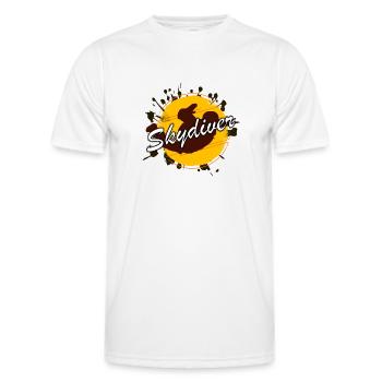 Skydiver since 2022 Geschenk Tandemsprung - Männer Funktions-T-Shirt - Weiß - Vorne - AI Model Male 178 dark (178cm)