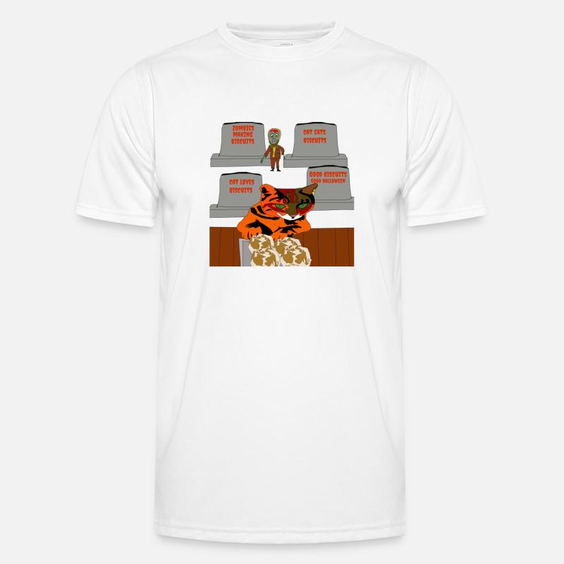 Kitty Time To Make Biscuits Christmas Men's Functional T-Shirt