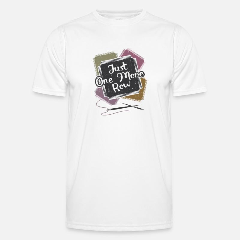 Seulement une rangée de crochet T-shirt sport Homme