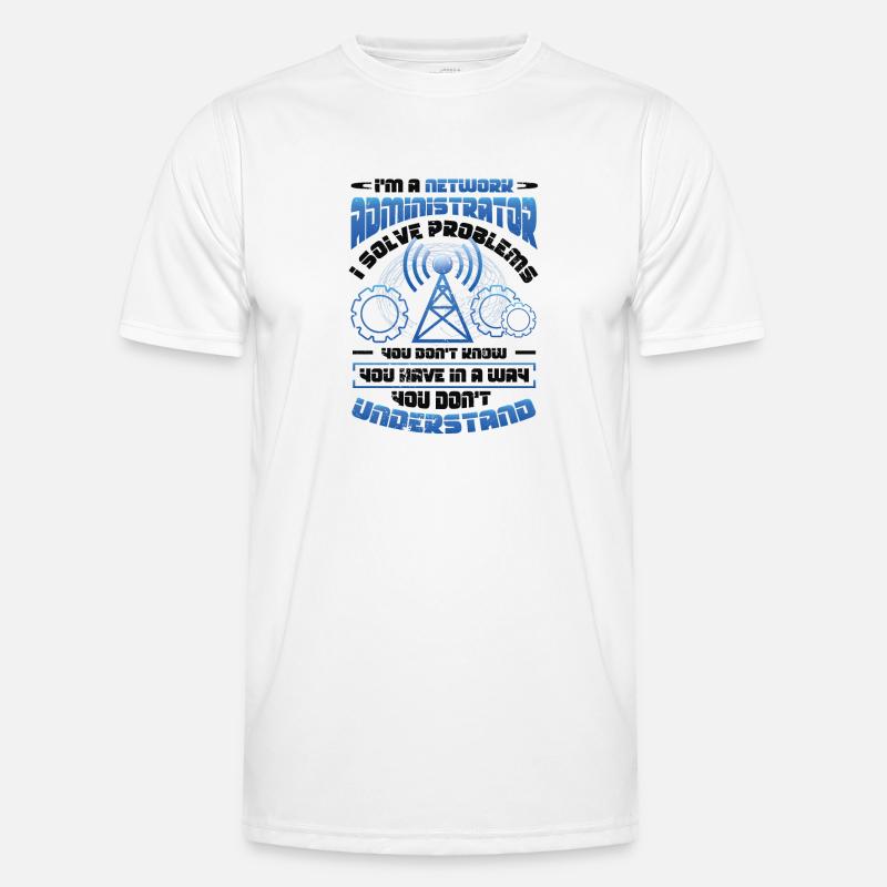 Solve problems IT-support network administrator Men's Functional T-Shirt