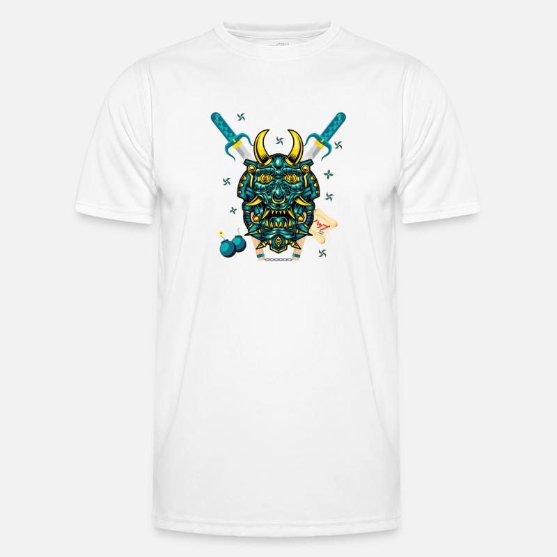 Samurai Monster - Men's Functional T-Shirt - white