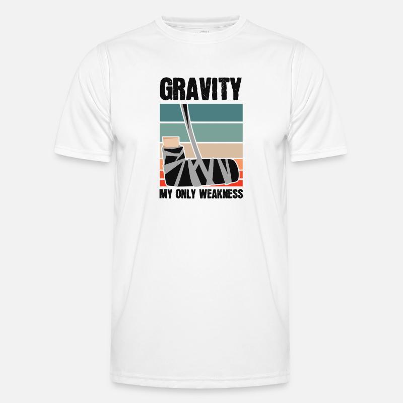 Gravity My Only Weakness Bones Men's Functional T-Shirt