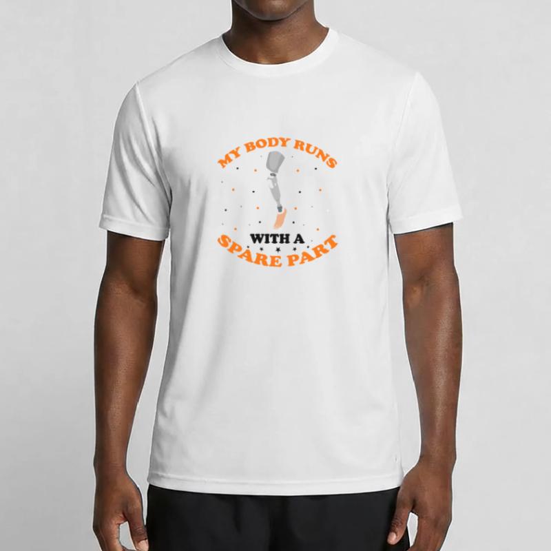 Conception de prothèses de jambe et prothèses de jambe T-shirt sport Homme