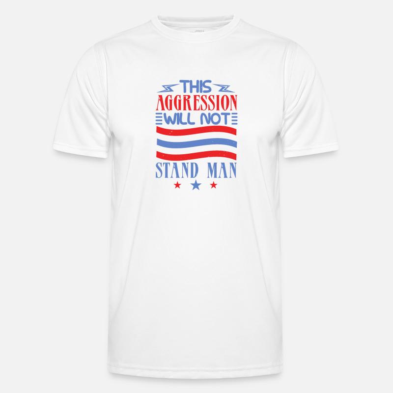 DIESE AGGRESSION WIRD DEN MENSCHEN NICHT ERTRAGEN Männer Funktions-T-Shirt