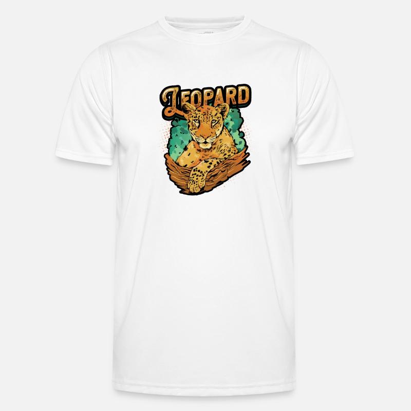 Leopard Lover Leopard Print Men's Functional T-Shirt