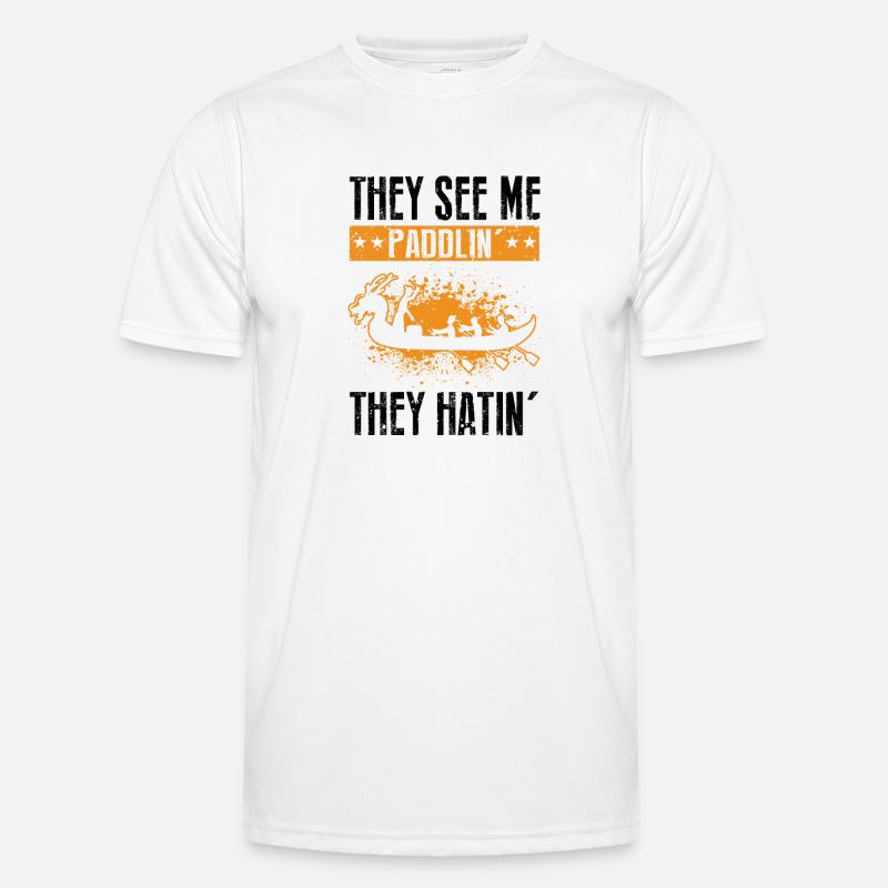 Course de bateaux chinois pour les entraîneurs de bateaux-dragons T-shirt sport Homme