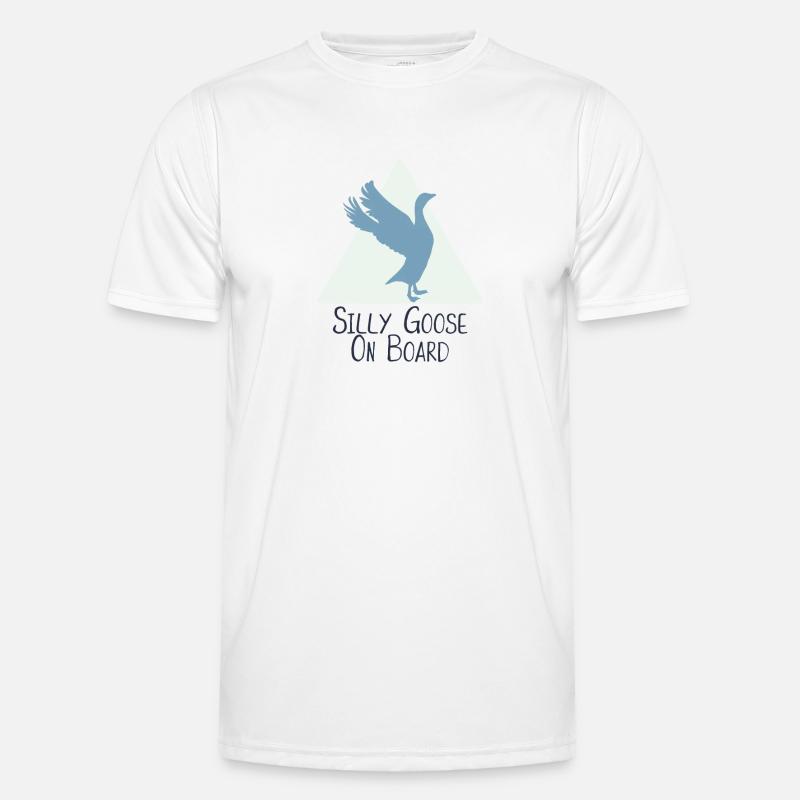 Silly Goose On Board Men's Functional T-Shirt