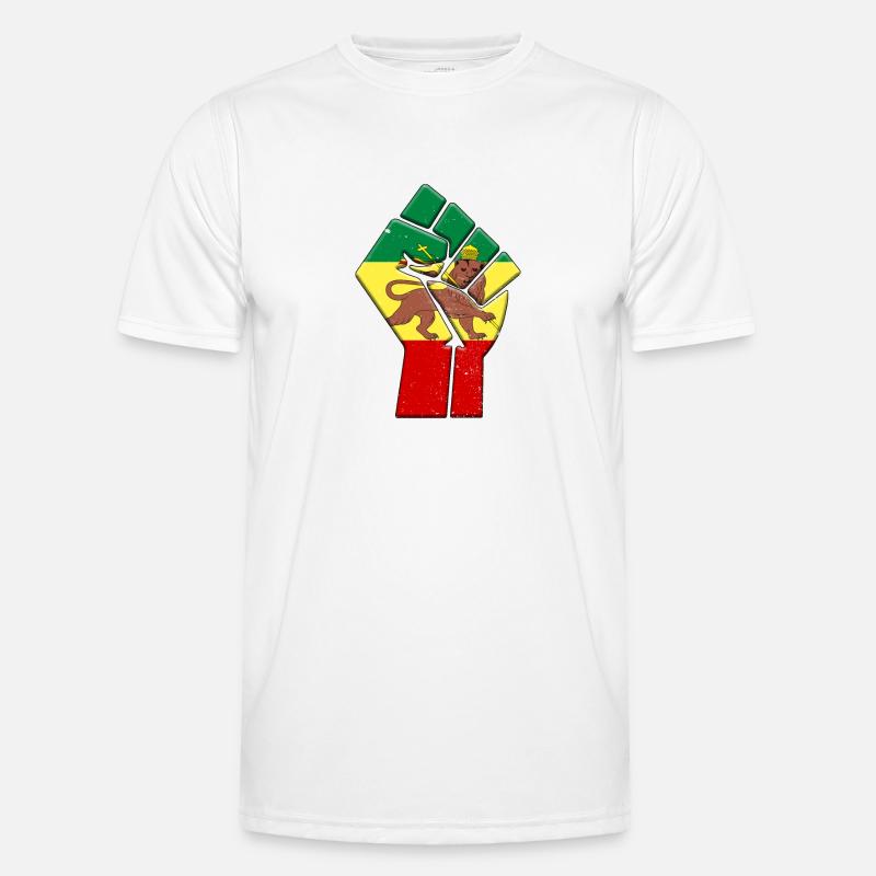 Drapeau rastafari T-shirt sport Homme
