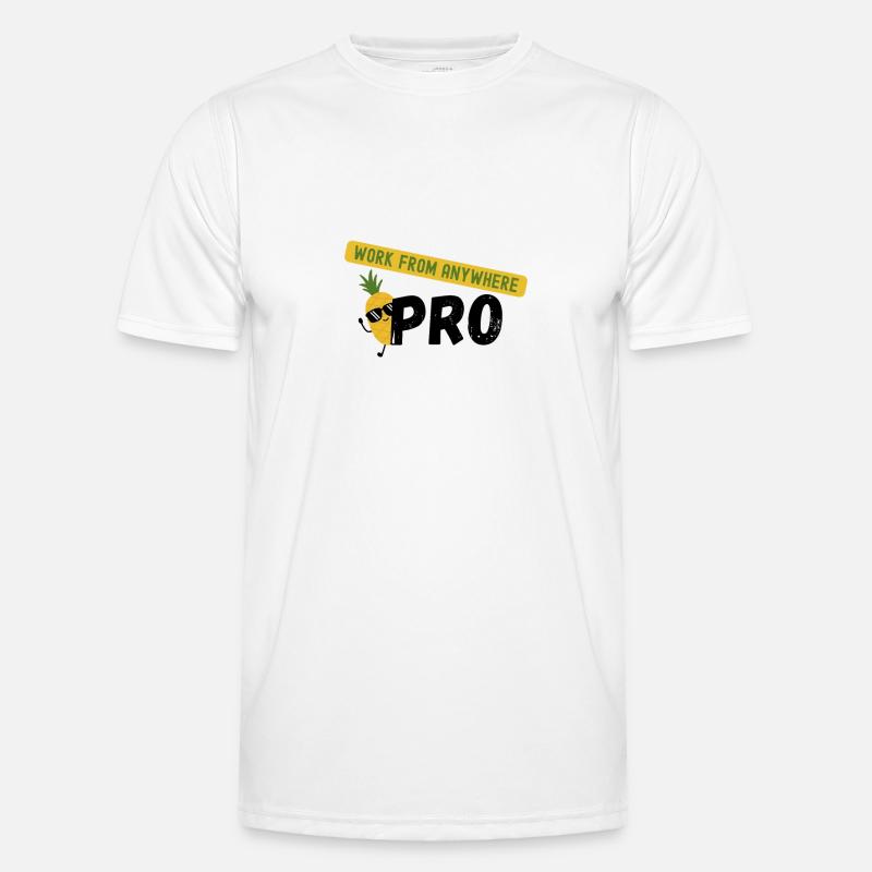Work From Anywhere Pro - Men's Functional T-Shirt - white