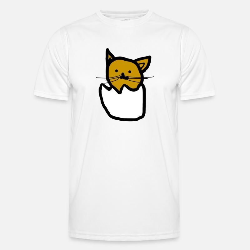Chat T-shirt sport Homme
