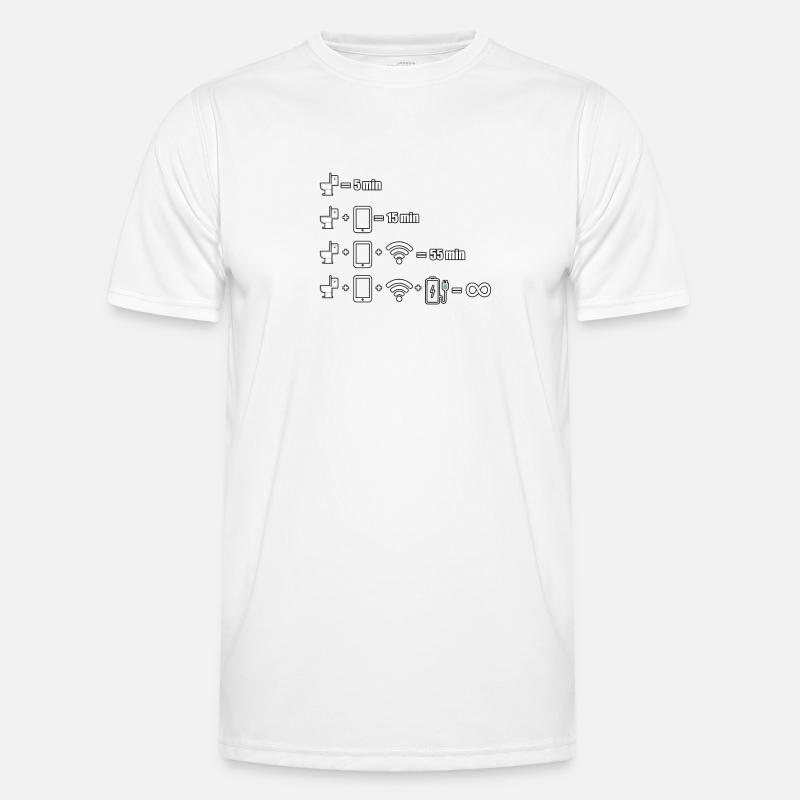 IT-Experte Programmierer Informatiker - Männer Funktions-T-Shirt - Weiß