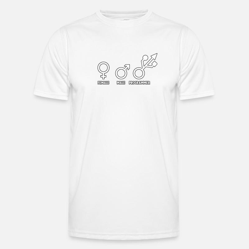 Developer Admin Coder Programmer Computer - Men's Functional T-Shirt - white