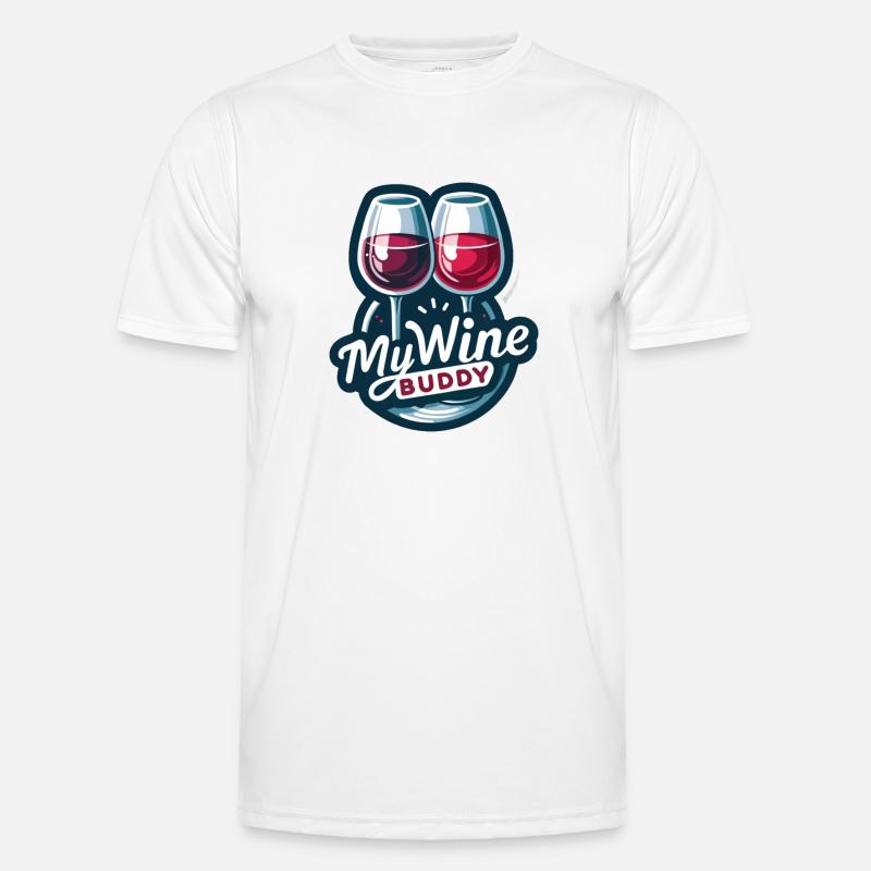 Wine Buddy Männer Funktions-T-Shirt