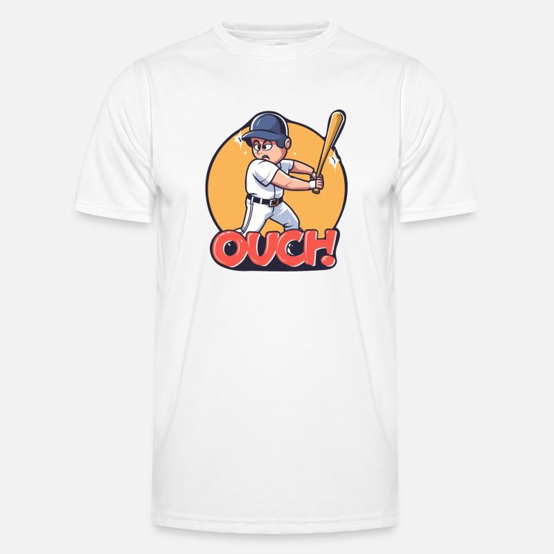 SPIELER, DER VOM BALL GETROFFEN WIRD Männer Funktions-T-Shirt