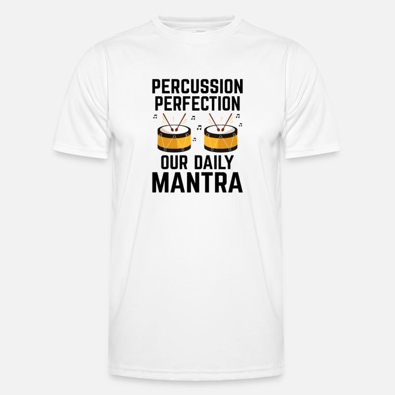 Drum Corps Marching Band Drum Corp Music Percussio Männer Funktions-T-Shirt