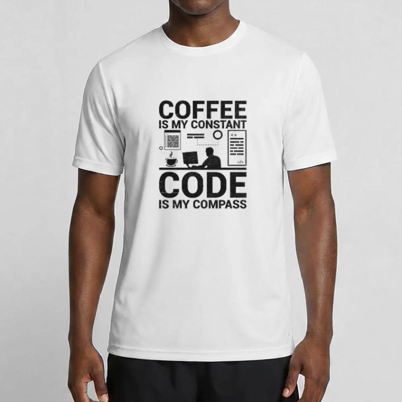 Kaffee-Codierung Programmierer Programmierer Entwickler Nerd Coff Männer Funktions-T-Shirt