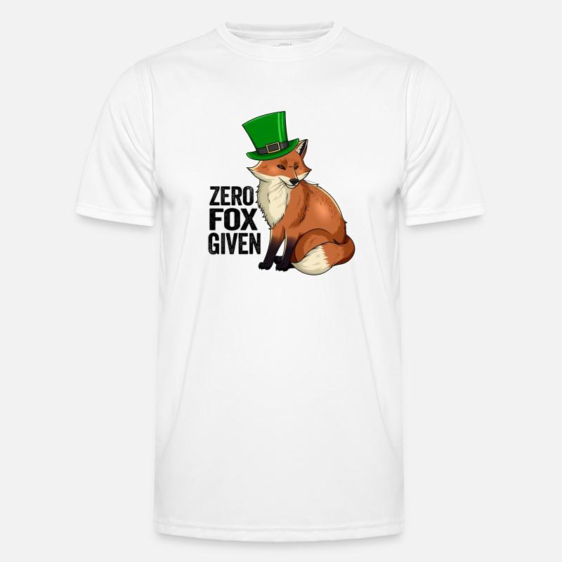Zero Fox Given Pun Cute Kawaii Irish Fox Men's Functional T-Shirt