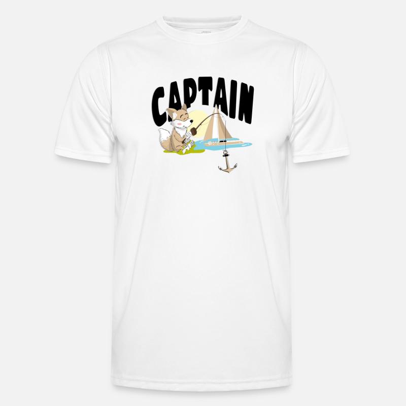 Funny Kapi - Men's Functional T-Shirt - white