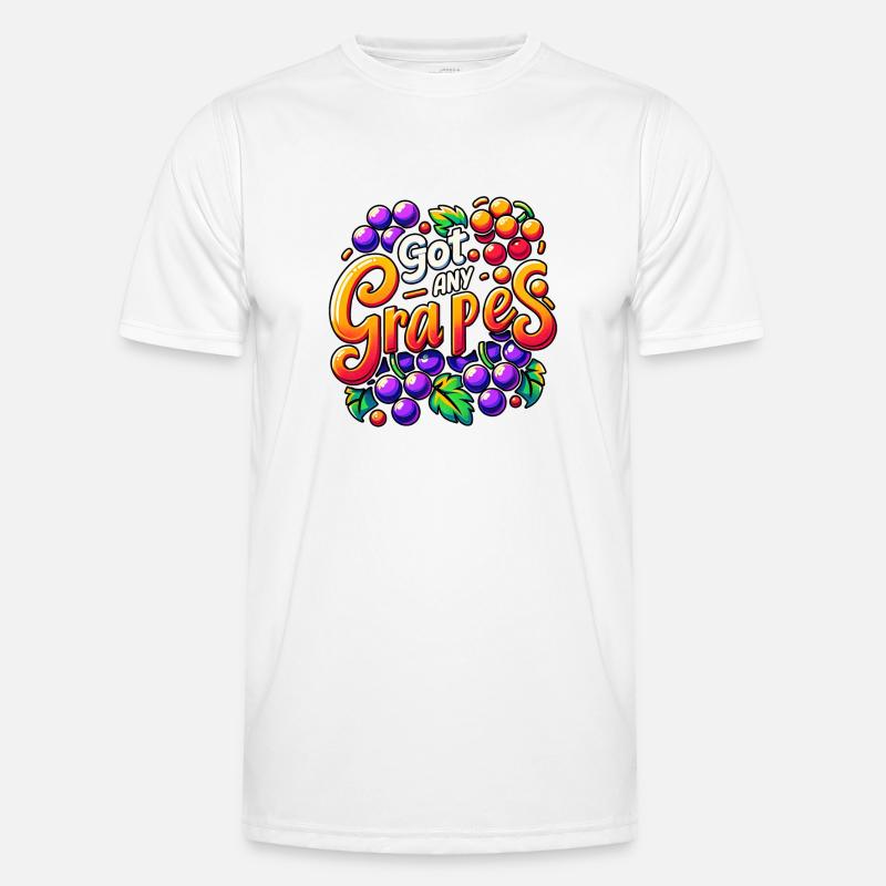 Got Any Grapes 4 - Männer Funktions-T-Shirt - Weiß