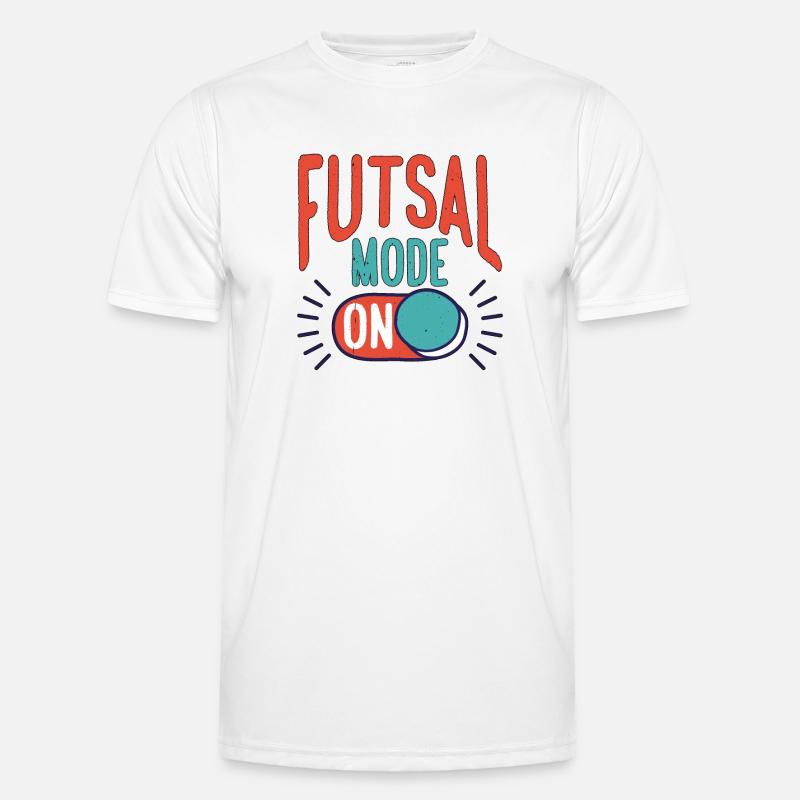 Futsal Mode On 14 - Men's Functional T-Shirt - white