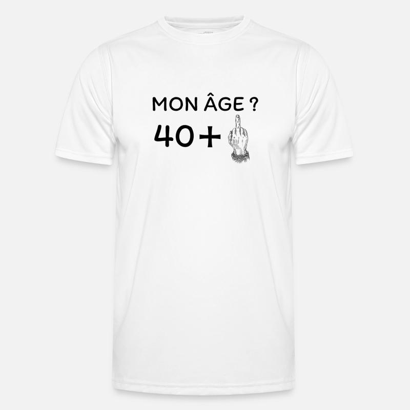 mon âge 41 T-shirt sport Homme