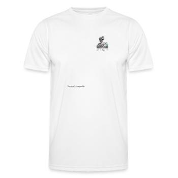 Statue Grecque, Mythologie, Esthétique - T-shirt sport Homme - blanc - Devant - AI Model Male 178 dark (178cm)