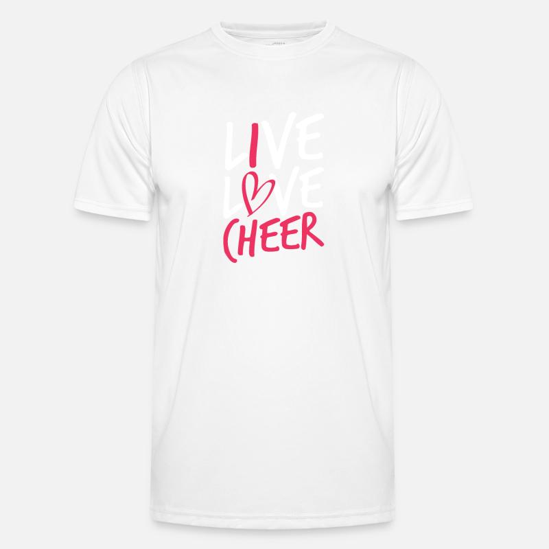 Leben Liebe Jubel Männer Funktions-T-Shirt