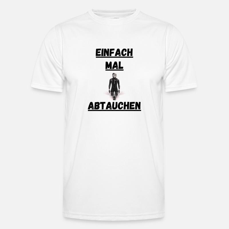 Tauchen Männer Funktions-T-Shirt