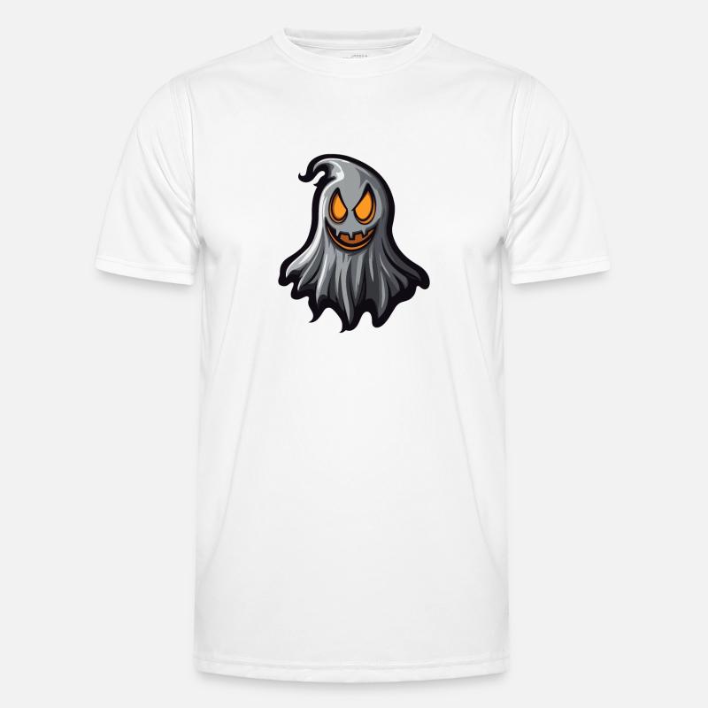 Ghost Halloween Comic - Men's Functional T-Shirt - white