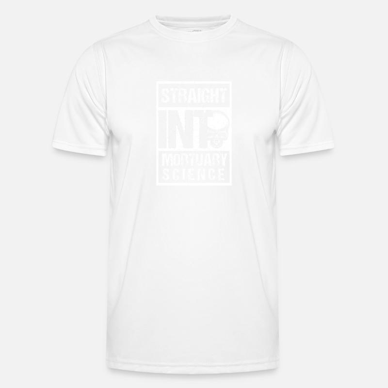 Directly into funeral science - Men's Functional T-Shirt - white