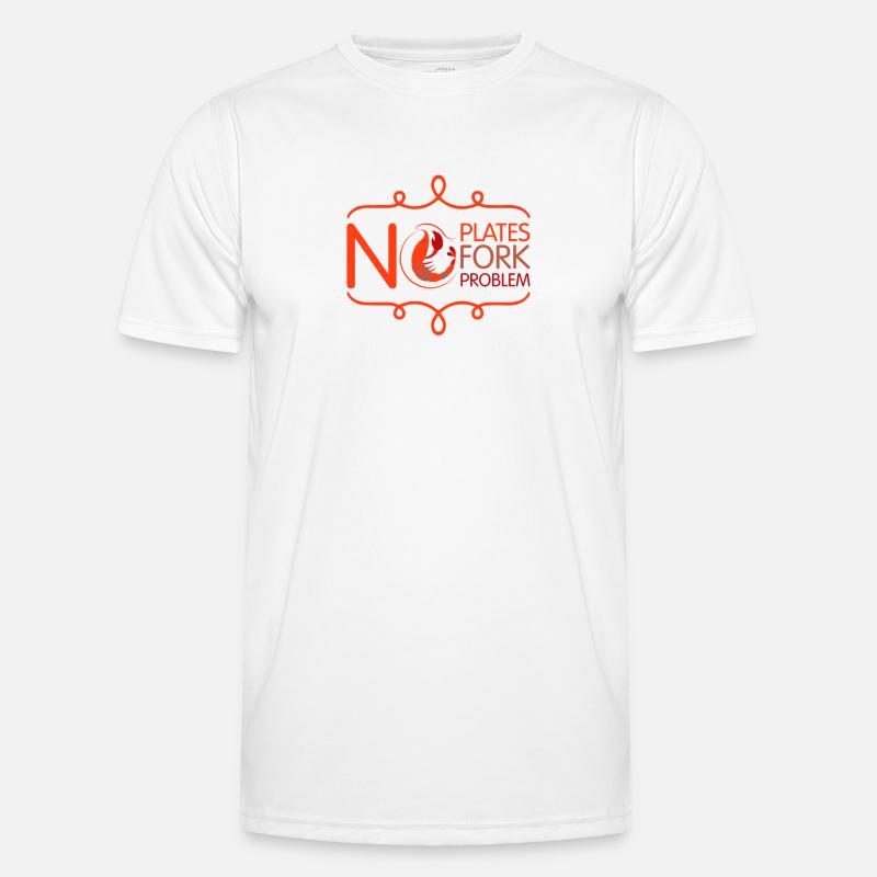 No plate-fork problem Men's Functional T-Shirt